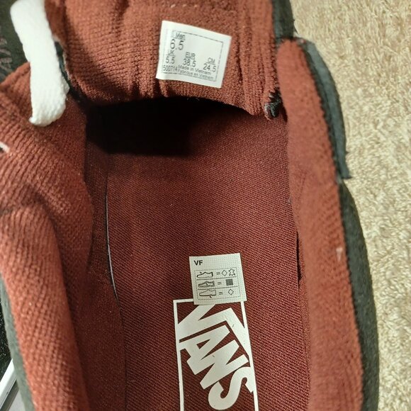 VANS Men's 6.5/Women's 8 Seldan Suede Raven/White VN0A4TZEAJI - Picture 8 of 12